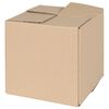 vidaXL Folding Box 50 pcs Natural 20 x 20 x 20 cm Cardboard