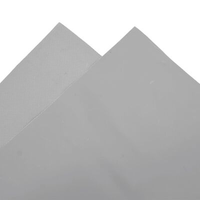 vidaXL Tarpaulin Grey 4x8 m 650 g/m²