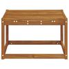 vidaXL Outdoor Footstool Solid Acacia Wood Natural 59 x 59 x 37 cm
