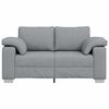 vidaXL Sofa Light Grey 160 x 77 x 82 cm Fabric