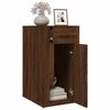 vidaXL Desk Cabinet Brown Oak 40x49x75 cm Engineered Wood