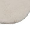 vidaXL Rug 65x95 cm Faux Rabbit Pelt Cream