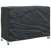 vidaXL Furniture Cover Plain Black 140 x 70 x 90 cm 420D