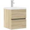 vidaXL Sink Cabinet Sonoma Oak 41x38.5x45 cm Engineered Wood