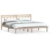 vidaXL Bed Frame without Mattress Solid Wood 160x200 cm (810027+814104)