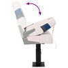 vidaXL Boat Seat with Pedestal Height Adjustable 360&deg; Rotatable