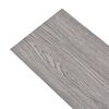 vidaXL Self-adhesive PVC Flooring Planks 2.51 m² 2 mm Dark Grey