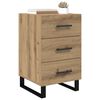 vidaXL Bedside Cabinet Artisan Oak 40 x 40 x 66 cm Engineered Wood