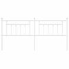 vidaXL Metal Replace Headboard White 200 cm