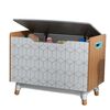 KidKraft Kid Toy Box Mid-Century Modern Grey 73.99x46x55.88 cm