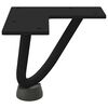 vidaXL Hairpin Legs for Coffee Table 4 pcs Black 10 cm Solid Steel