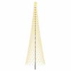 vidaXL LED Christmas Tree 500 cm 550 LEDs Warm White Steel Black