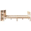 vidaXL Bookcase Bed without Mattress 150x200 cm King Size Solid Wood Pine
