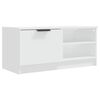 vidaXL TV Cabinet Smoked Oak 80x35x36,5 cm Engineered Wood