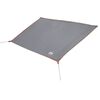vidaXL Water Resistant Tarp -Person 240 x 460 cm Grey and Orange