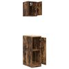 vidaXL Garage Cabinets 2 pcs Smoked Oak Engineered Wood