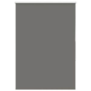 vidaXL Roller Blind Blackout Grey 110x150 cm Fabric Width 105.7 cm Polyester