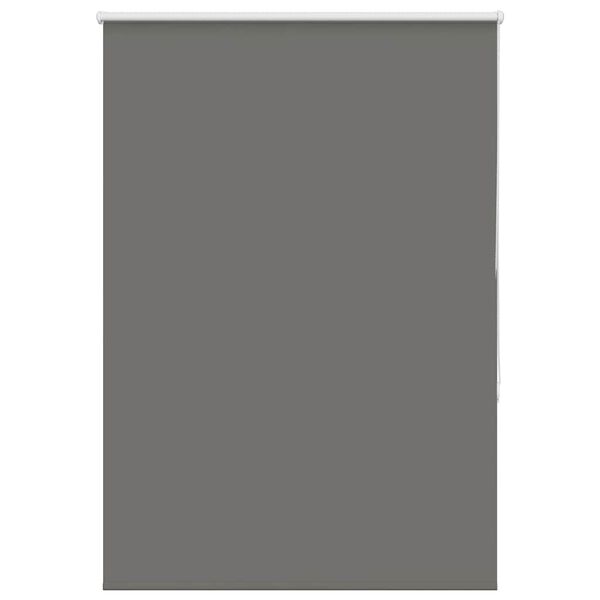 vidaXL Roller Blind Blackout Grey 110x150 cm Fabric Width 105.7 cm Polyester