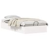 vidaXL Ottoman Bed Frame with Storage White 80 x 200 cm