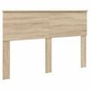 vidaXL Storage Bed with Drawer Sonoma Oak 140 x 190 cm Engineered Wood