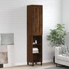 vidaXL Highboard Brown Oak 34.5x34x180 cm Engineered Wood