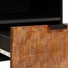 vidaXL Bedside Cabinet Brown 40 x 33 x 46 cm Solid Mango Wood