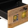vidaXL Bedside Cabinet Natural 40 x 33 x 46 cm Solid Mango Wood