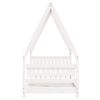 vidaXL Kids Bed Frame White 80x160 cm Solid Wood Pine