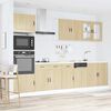 vidaXL 7 Piece Kitchen Cabinet Set Porto Sonoma Oak Engineered Wood
