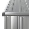 vidaXL Garden Shed Grey 180.5x97x209.5 cm Galvanised Steel