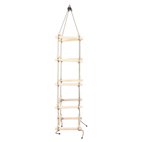 vidaXL Kids Rope Ladder 200 cm Wood