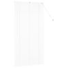 vidaXL Window Blind with Curtains Manual White Aluminium