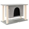 vidaXL Cat Tree with Sisal Scratching Posts Light Grey 50 cm