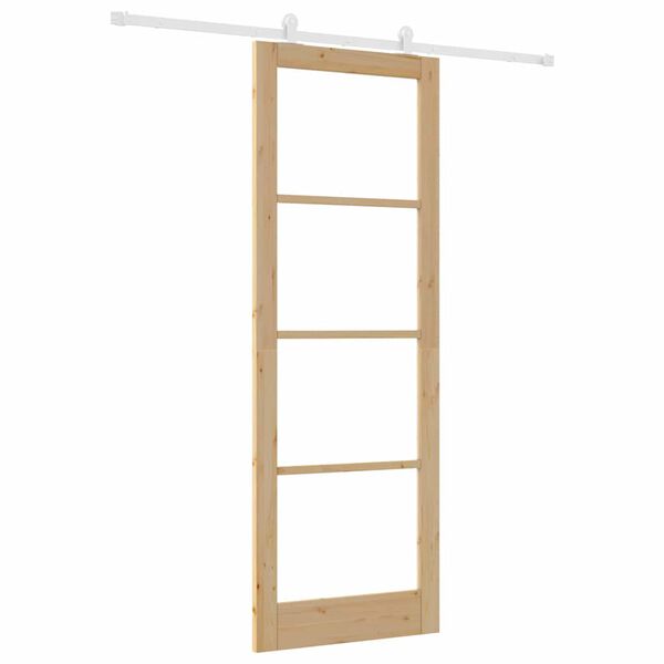 vidaXL Sliding Door ORKDAL Natural 83 x 232 cm