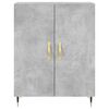 vidaXL Sideboard Concrete Grey 69.5x34x90 cm Engineered Wood
