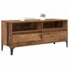 vidaXL TV Cabinet with Drawer Old Wood 100 x 34.5 x 44.5 cm