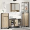 vidaXL Bathroom Cabinet Sonoma 40 x 30 x 100 cm Engineered Wood