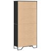 vidaXL Book Cabinet Black 80x31x169 cm Engineered wood