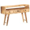 vidaXL Sideboard 120x30x75 cm Rough Mango Wood