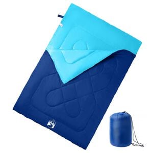 vidaXL Double Sleeping Bag with Pillows for Adults Camping 3-4 Seasons