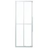 vidaXL Shower Cabin Frosted ESG 80x80x180 cm