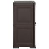 vidaXL Plastic Cabinet 79x43x85.5 cm Wood Design Brown