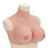 vidaXL Silicone Breastplate Natural H Cup
