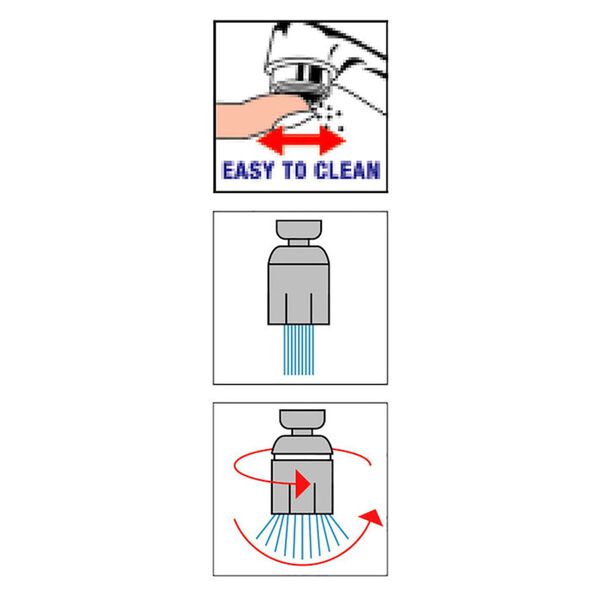 Tiger Kitchen Tap Diverter Splash Eco Luxe Chrome