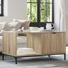 vidaXL Coffee Table Sonoma Oak 90 x 49 x 46 cm Engineered Wood