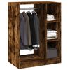 vidaXL Wardrobe Smoked Oak 77x48x102 cm Engineered Wood
