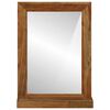 vidaXL Bathroom Mirror Brown 50 x 22 x 70 cm Solid Acacia Wood