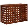 vidaXL Air Conditioner Cover Rusty 90 x 40 x 60 cm Weathering Steel