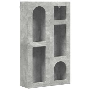 vidaXL Hanging Cabinet Concrete Grey 59 x 20 x 100 cm Engineered Wood
