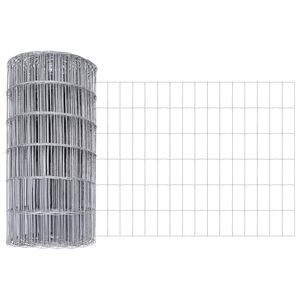 vidaXL Euro Fence 0.8 x 10 m PVC-coated iron